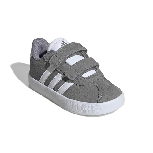 Image of adidas Boys Vl Court 3.0 Slip On Sneakers Shoes Casual - Pink, White