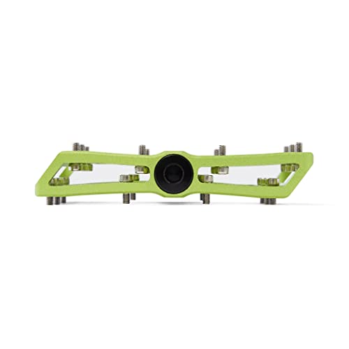 Bw Usa Berm Platform Bike Pedals - Lightweight Aluminum Flat Pedals For Mtb And Bmx - Green #TOP2