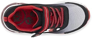 Stride Rite Boy's M2P Lighted Jaws Sneaker, Black/Red, 13 Little Kid | Image 5