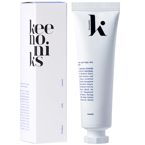 keenoniks Hydrating & Barrier-Repair Cream for Dry & Sensitive Skin – Korean Moisturizer with CICA & Ceramide – 50ml (1.69 fl oz)
