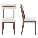 sillas color nogal FÁCIL MONTAJE: La silla moderna incluye un manual detallado con pasos claros y no requiere herramientas especiales. El proceso de montaje es sencillo y eficiente, lo que le permite montar fácilmente esta silla sin reposabrazos. Las dimensiones son 45 x 51 x 89 cm (L x P x A), con una altura de asiento de 49,5 cm, adecuada para la mayoría de los entornos domésticos y las necesidades de altura