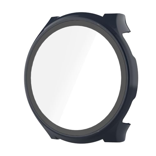 [TRIPLE RIVER] For Amazfit Cheetah 2 Pro �P�[�X �J�o�[ �t���ʋ����K���X �S�ʕی� �t���ی�P�[�X �P�F/�N���A �t�B������� �n�[�h�P�[�X For �A�}�Y�t�B�b�g(�_�[�N�u���[)