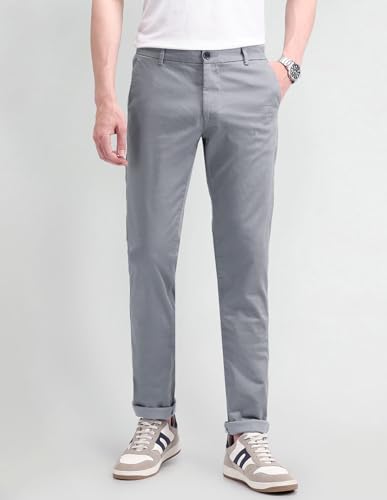 Image of Arrow Men's Mid Rise Slim Pants