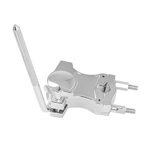 Single L Rod Mount Clamp Mounting Bracket Zinc Alloy Drum Parts Extension Clip para Percusión Accesorio Instrumento Musical Soporte para Micrófono miniatura 1