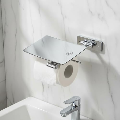 Miroir de maquillage mural avec grossissement 3X et bras extensible en laiton pour salle de bain - 4