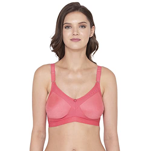 Image of SOUMINIE - Minimizer Bra - Non Padded - Cotton Rich - Broad Straps - Full Coverage - Wireless Seamless T-Shirt Bra