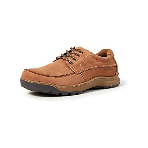 Hush Puppies Men's Tucker Derbys, Brown (Tan Nubuck Tan), 12 UK Cover