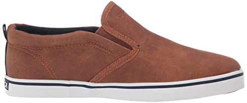 Nautica Kid's Slip-On Casual Shoe Athletic Sneaker Youth-Toddler Akeley Boy Girl Big Kid-Little Kid-Toddler-Akeley-Tan Smooth-5 #TOP5