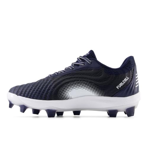 New Balance New Balance Men's FuelCell 4040 V7 Molded Baseball Shoe, Team Navy/Optic White, 14 M