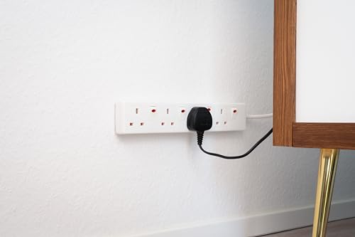 Brennenstuhl 4-Way Extension Lead with individual switches (2m cable, Power Strip with 90° angle of sockets) - Image 5