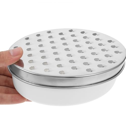 Juego Ovalado de Rallador con Contenedor Blanco miniatura 7