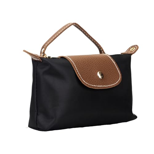 Bolso bandolera mini para mujer negro miniatura 6