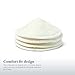 Ameda Washable Nursing Pads | 2 Pairs (4 Count) | Organic Nursing Pads | Breastfeeding Supplies | Reusable Breast Pads for Leaking Milk | Breastfeeding Pads | Viscose from Bamboo