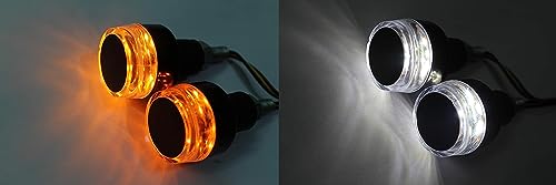 Image of Kozdiko Motorcycle LED Indicator Dual Color Blinker Stylish Turn Signal Handle Bar Light for Yamaha FZ 16
