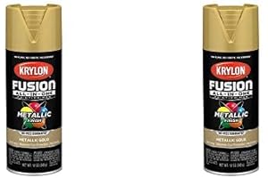 Krylon Fusion All-In-One Shiny Gold Spray Paint for Indoor/Outdoor Use
