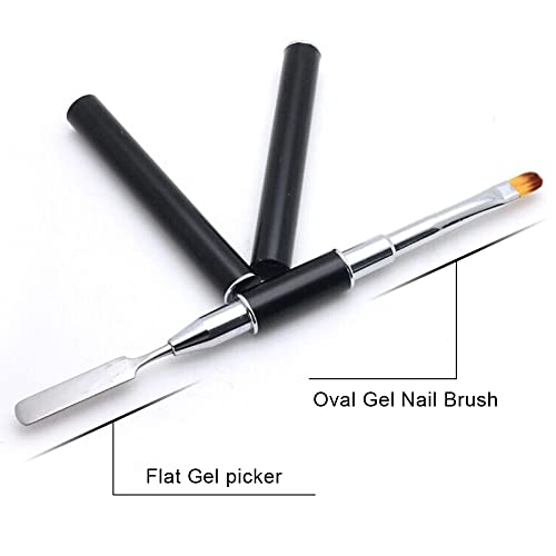 Polygel Brush And Picker Brush Tool For Uv Poly Gel (Black) #TOP2