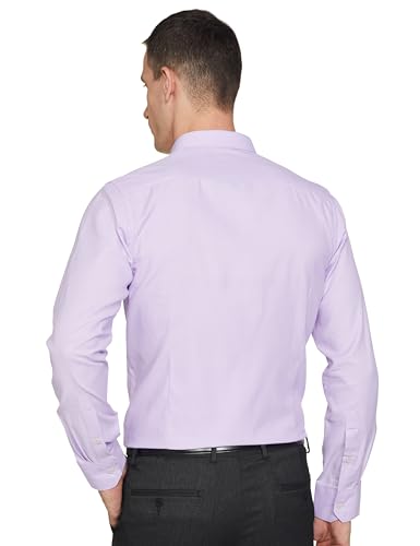 Image of THE INDIAN GARAGE CO Men Slim Fit Solid Full Sleeves Cutaway Collar Formal Shirt