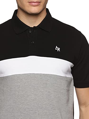 Image of ADRO Men's 100% Cotton Regular Fit Polo T-Shirt