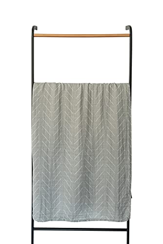 Image of Mebie Baby Desert Sage Muslin Swaddle, Modern and Neutral Swaddle Blanket for Baby Girl or Boy, Soft Baby Blankets, Newborn Swaddle Blanket, 0-3 Month, Comfy Wrap, Baby Essentials & Gifts