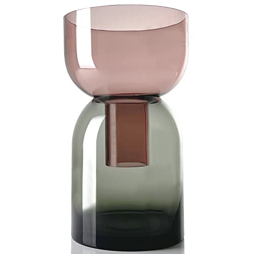 Vase à fleurs réversible en verre pour décoration table mariage - 2