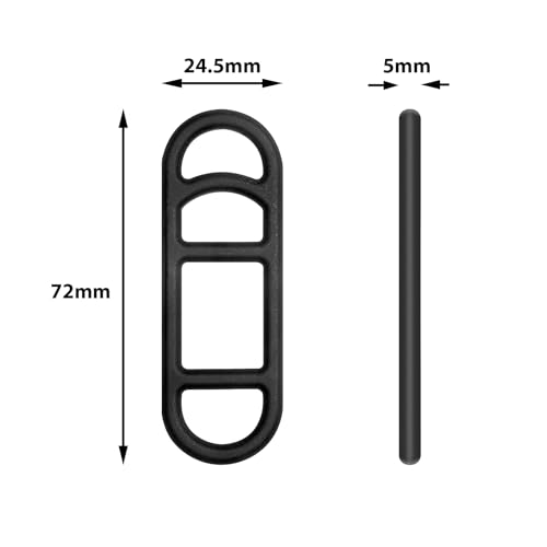 Image of 12 Pieces Bicycle Light Silicone Straps Cycling Bicycle Rubber Straps Light Silicone Mount Band for Bicycle Light Sets, Black