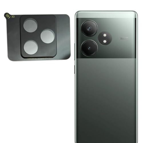 Image of DD SON Back Camera Lens Protector Tempered Glass For Realme GT 6T 5G / Realme GT 6 5G | Case Friendly with Edge to Edge Coverage and Easy Installation Kit, Pack of 1