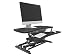 VersaDesk Power Pro - 36" Electric Height-Adjustable Desk Riser - Sit to Stand Desktop with Keyboard and Mouse Tray - Black