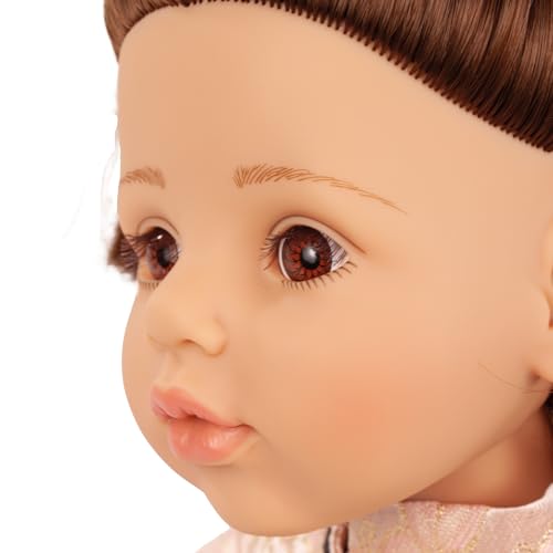 Götz 2566506 Happy Kidz Greta Jubilee Puppe - 50 cm große Multigelenk-Stehpuppe, braune Haare, braune Augen - 7-teiliges Set – Bild 7