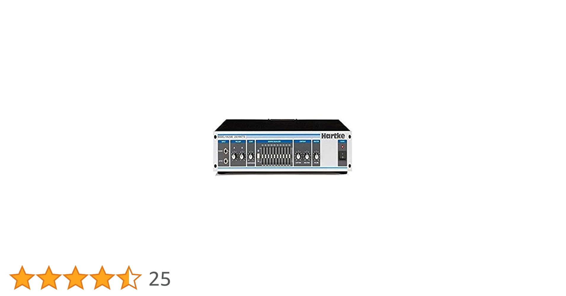 Hartke HA2500 ベース用アンプ 250W HARTKE ( ハートキー ) HA2500 ベースアンプヘッド 送料無料