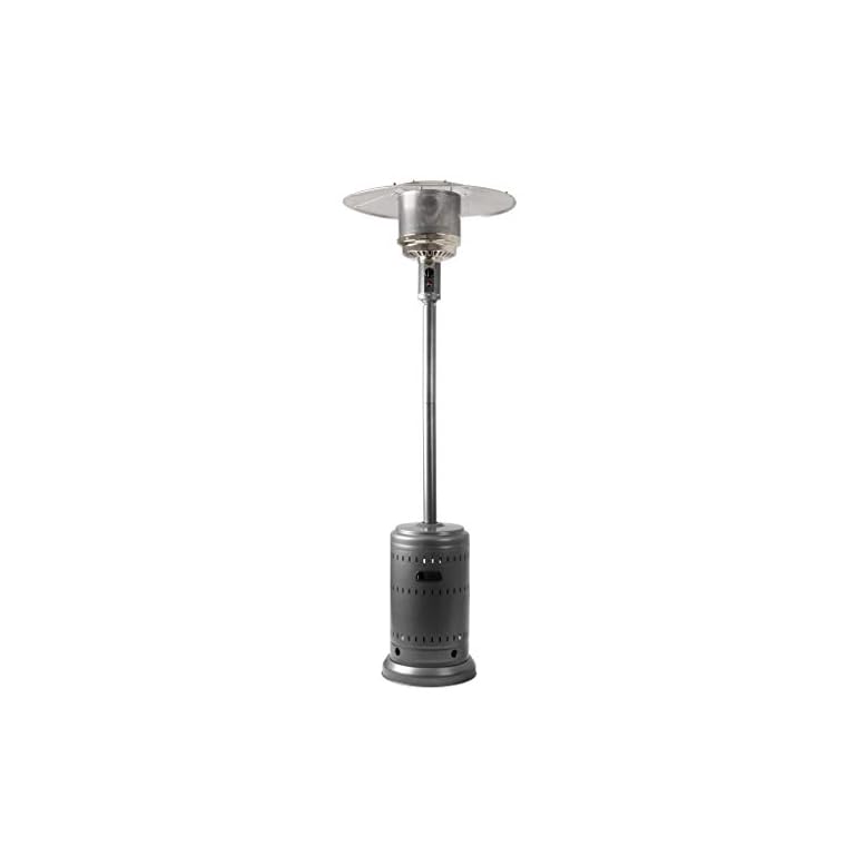 Amazon Basics 46,000 BTU Outdoor Propane Patio Heater with Wheels