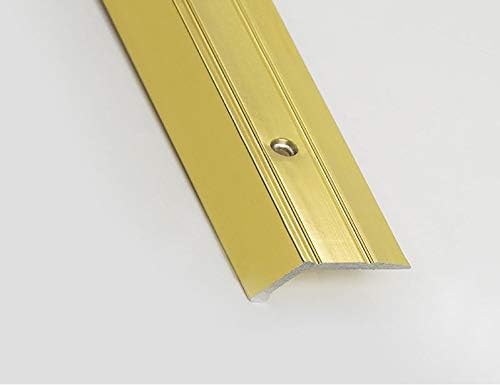 Carpet/Flooring Door Strip - Smooth Flooring Edge (Long) (5 Pack, Gold)