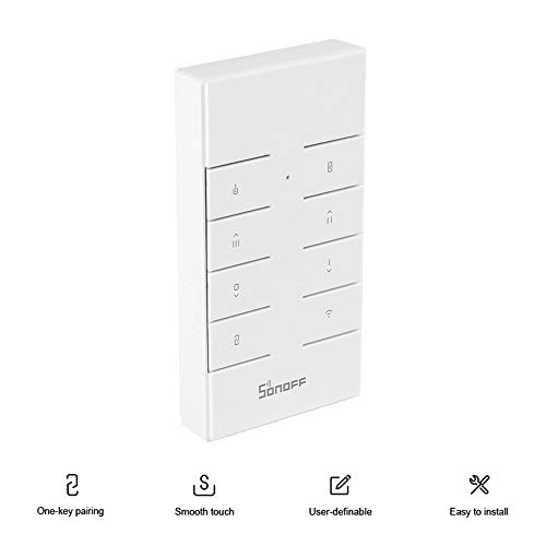 SONOFF RM433 Controle Remoto sem Base 8 Chaves Multiuso Custom 433 MHz RF Substituição da Chave de C