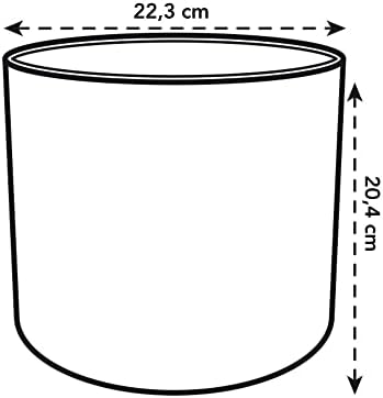 Elho B.for Soft Round 22 - Flowerpot - Anthracite - Indoor - Ø 22.3 x H 20.4 cm