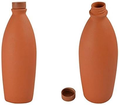 Clay Water Bottle (Pack of 2)