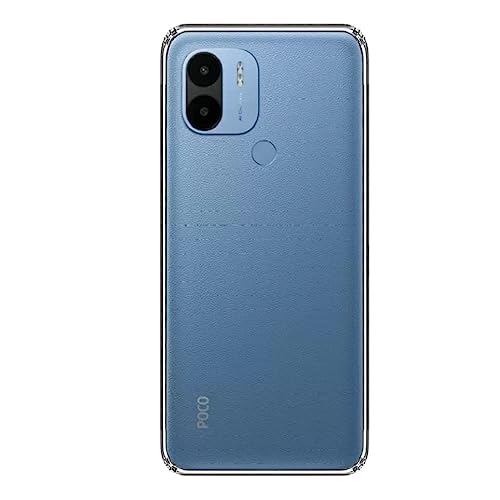 Image of COVERBLACK Rubber Silicone Back Cover for MI Poco C51 - Transparent