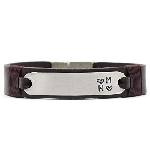 boyfriend initial bracelet