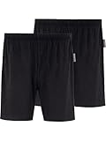 Jan Vanderstorm Herren 2Er Pack Kurze Schlafhose Tiemu schwarz 3XL (XXXL) - 64/66