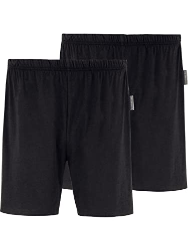Jan Vanderstorm Herren 2Er Pack Kurze Schlafhose Tiemu schwarz 3XL (XXXL) -...