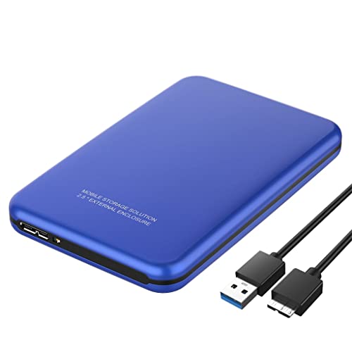 Disco duro externo para solucionar la falta de espacio en disco con hdd 500GB azul