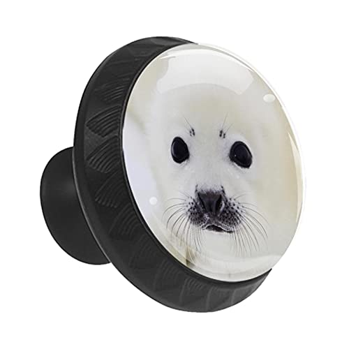 Boutons de tiroir ronds phoque pour rénover facilement une commode enfant