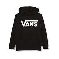Vans Boy's Hooded Sweatshirt VANS CLASSIC PO II BOYS BLACK-WHITE, XL