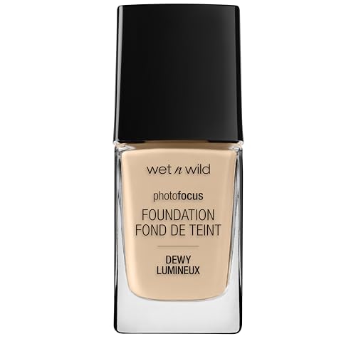 Image of wet n wild Photo Focus Dewy Liquid Foundation Makeup, Porcelain 0.95 Fl oz