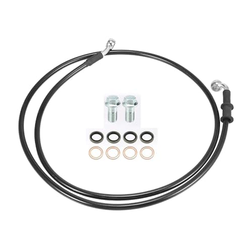 Durite d'huile hydraulique de frein moto 240cm en acier tressé