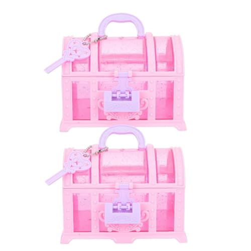 女の子 プレゼント アクセサリーケース 子供 ジュエリーケース 宝箱 アクセサリー ボックス かわいい 誕生日 クリスマス 2pcs