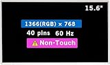 15.6' Screen Replacement for ASUS X551 X551C X551CA X551MA X551MAV X551M X552 X553M X551MA-RCLN03 X551MA-DS91 Series LCD Display Panel 40 pin (HD 1366x768 Non-Touch)