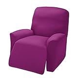 Madison Jersey - Funda reclinable Grande, Color Morado