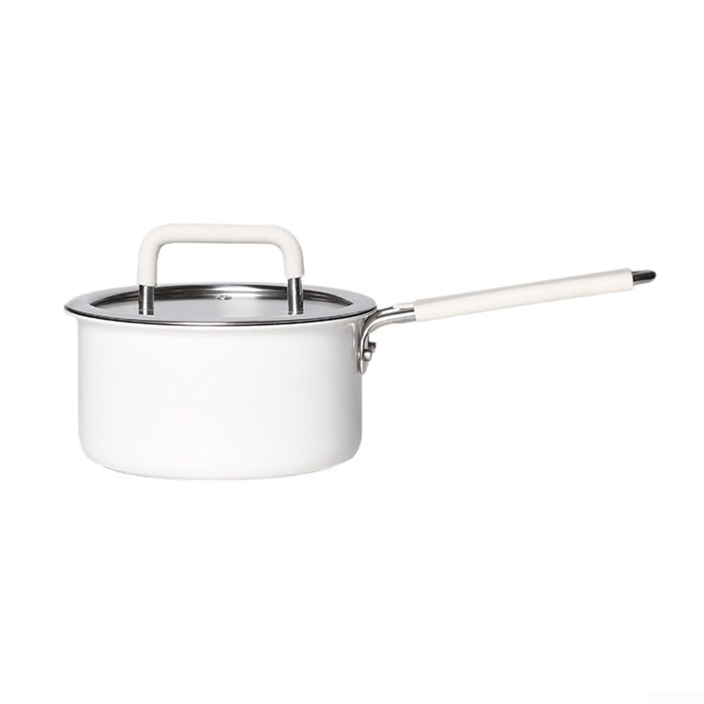 Yukihira - Pentola per zuppa in puro titanio, non rivestita, leggera, sostenibile, per piano cottura e fiamma libera, distribuzione uniforme del calore, cottura sana, 34 cm