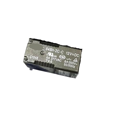 Relé 845H-2C-C 12VDC automatización industrial componente conmutación de 8 pines 8A