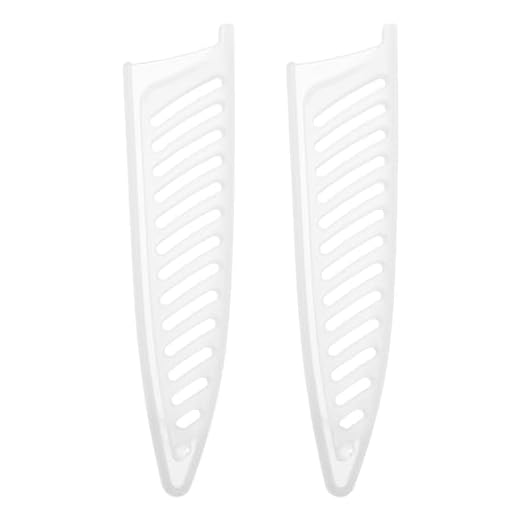 M METERXITY 2 Pack Plastic Knife Sheaths - Kitchen Knife Protectors Edge Guard Blade Protective Cover, Apply to Ceramic Knife Kitchen (4 Inch, White)