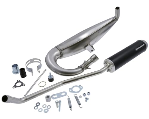 Tecnigas Auspuff Sportauspuff ENOX rostfrei für Derbi Senda DRD ab 2000 CE